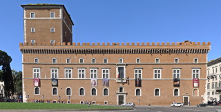 Palazzo di Venezia v m, na jeho restaurovn se podlel Antonn Viktor Barvitius 