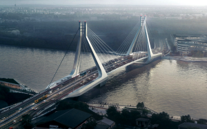 Obr. 01 Nov most v Budapeti, vizualizace