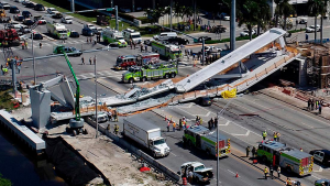 Obr. 05a Lvka v Miami  kolaps ve stavebnm stadiu
