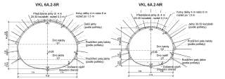Obr. 11  Pn ez zajitnm vrubu pi rab ve td 6A.2  jin + severn tunelov trouba