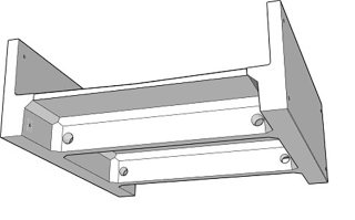 Obr. 10 Zjednoduen 3D model typickho segmentu