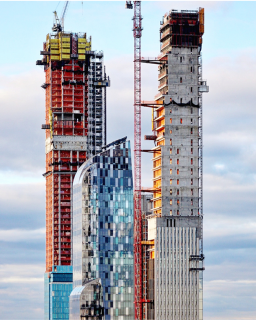 Obr. 22 Rozestavn v v prosinci 2018, v pozad v One 57 a rozestavn Central Park Tower (zdroj: Michael Young)