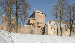 Obr. 26 Velk v hradu Bauska po obnov, zima 2021 (foto: Reinis Hofmanis) 