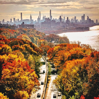 Obr. 19 Panorama New Yorku promnn novmi superslims, listopad 2021 (zdroj: newyorkcitykopp)