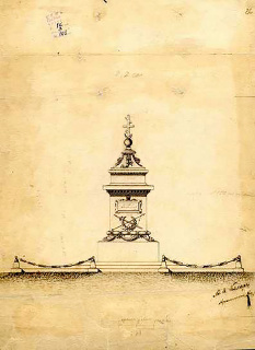 Nvrh pomnku Vasila Levskho s datac 29. ervence 1878
